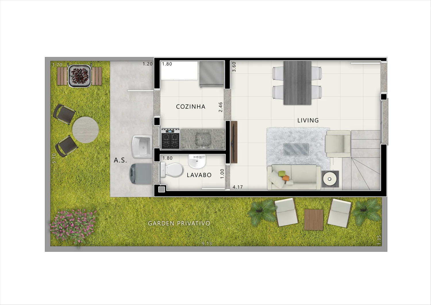 Planta oficial Tipo A: Térreo