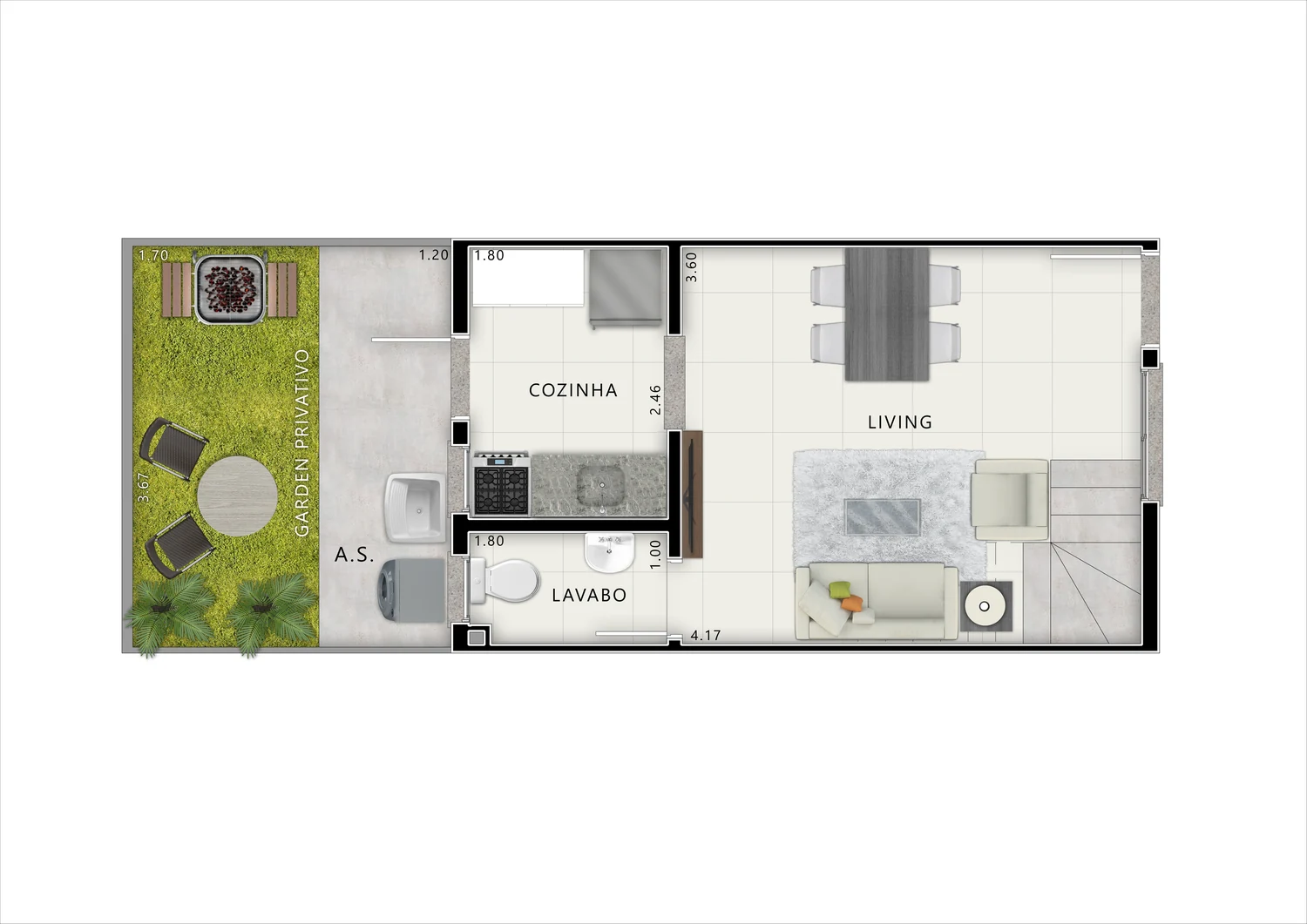 Planta oficial Tipo B: Térreo